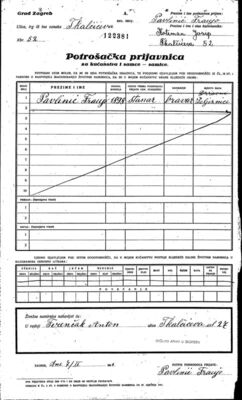 Potrošačka kartica prezime Pavlinić