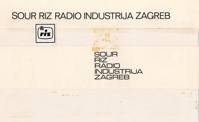SOUR RIZ Radioindustrija Zagreb