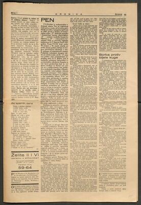 "Kronika" ilustrovane novine za sva savremena kulturna pitan