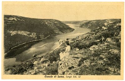 Canale di Leme, lungo km. 12