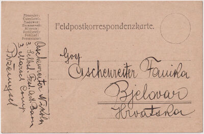 Pismo od 29. listopada 1914.