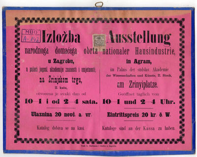 Izložba narodnoga domaćega obrta