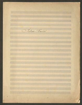 Gj. Eisenhuth: Petar Bačić, opera
