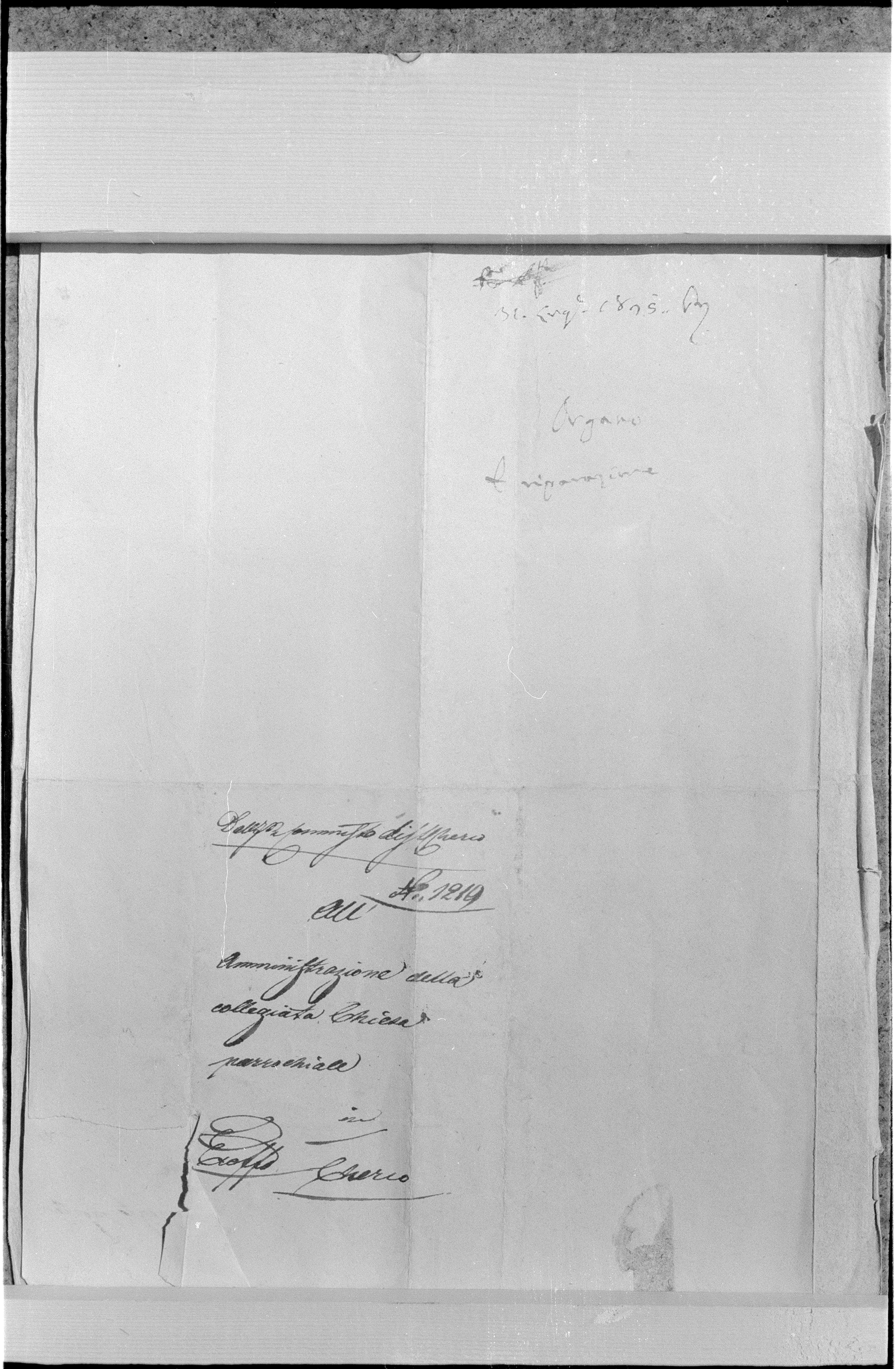 Ermin Armano, Cres (Mali Lošinj) - Arhiv katedrale - Prepiska s A. Callidom