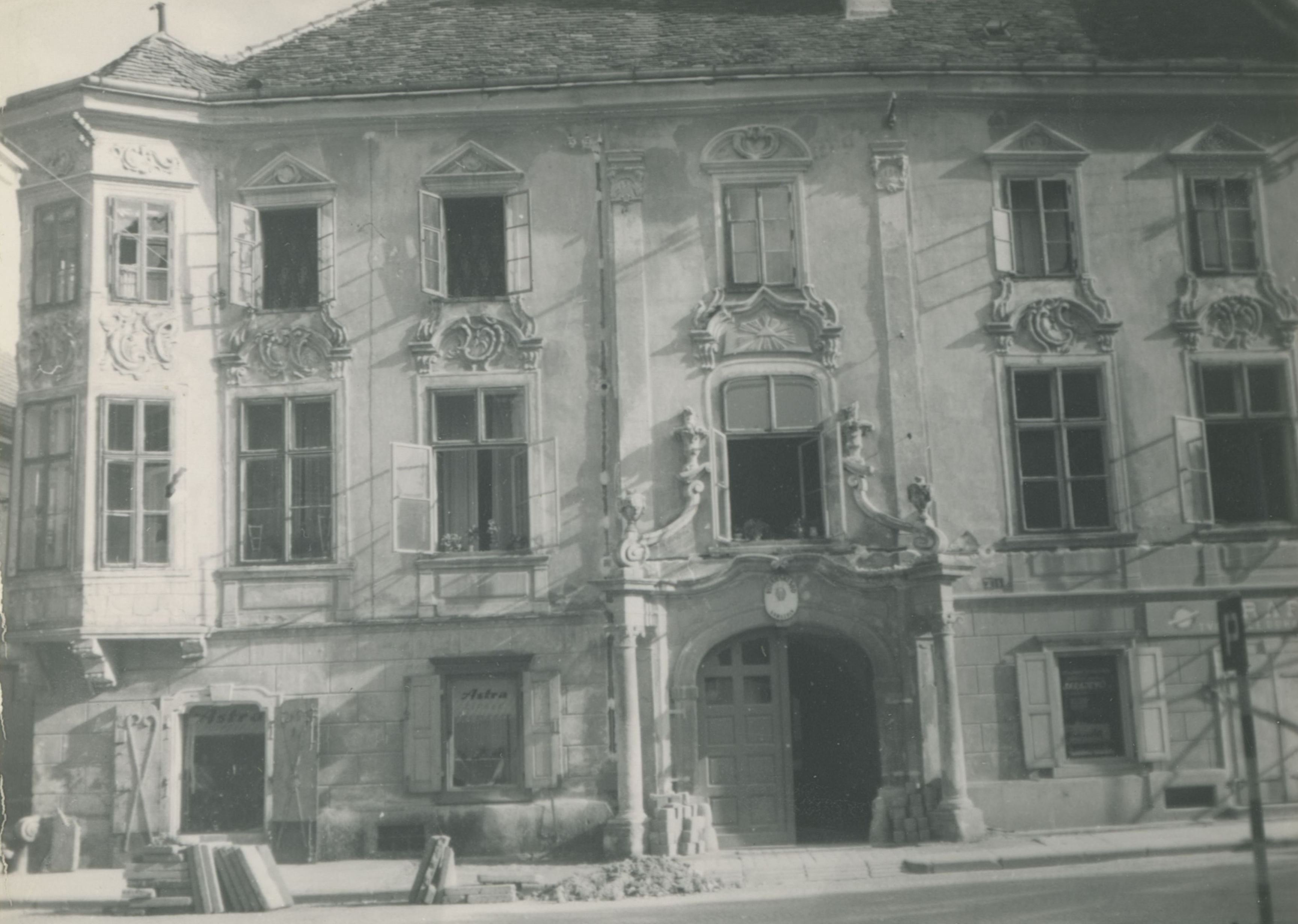 neutvrđen autor, Varaždin - palača Patačić, pročelje