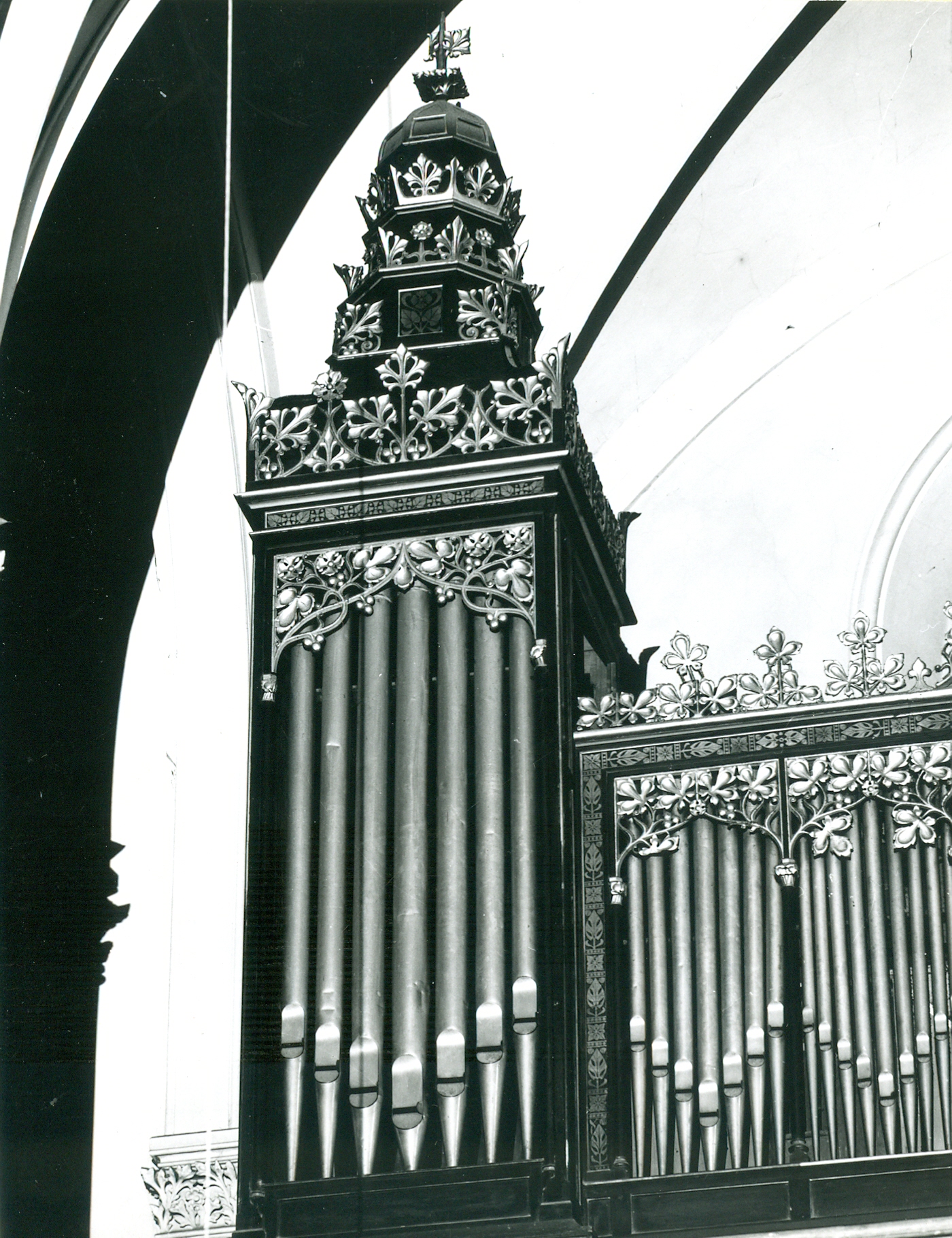 Nino Vranić, Zagreb (Zagreb) - Franjevački samostan, Kaptol - Detalj prospekta - lijeva strana gornje zone
