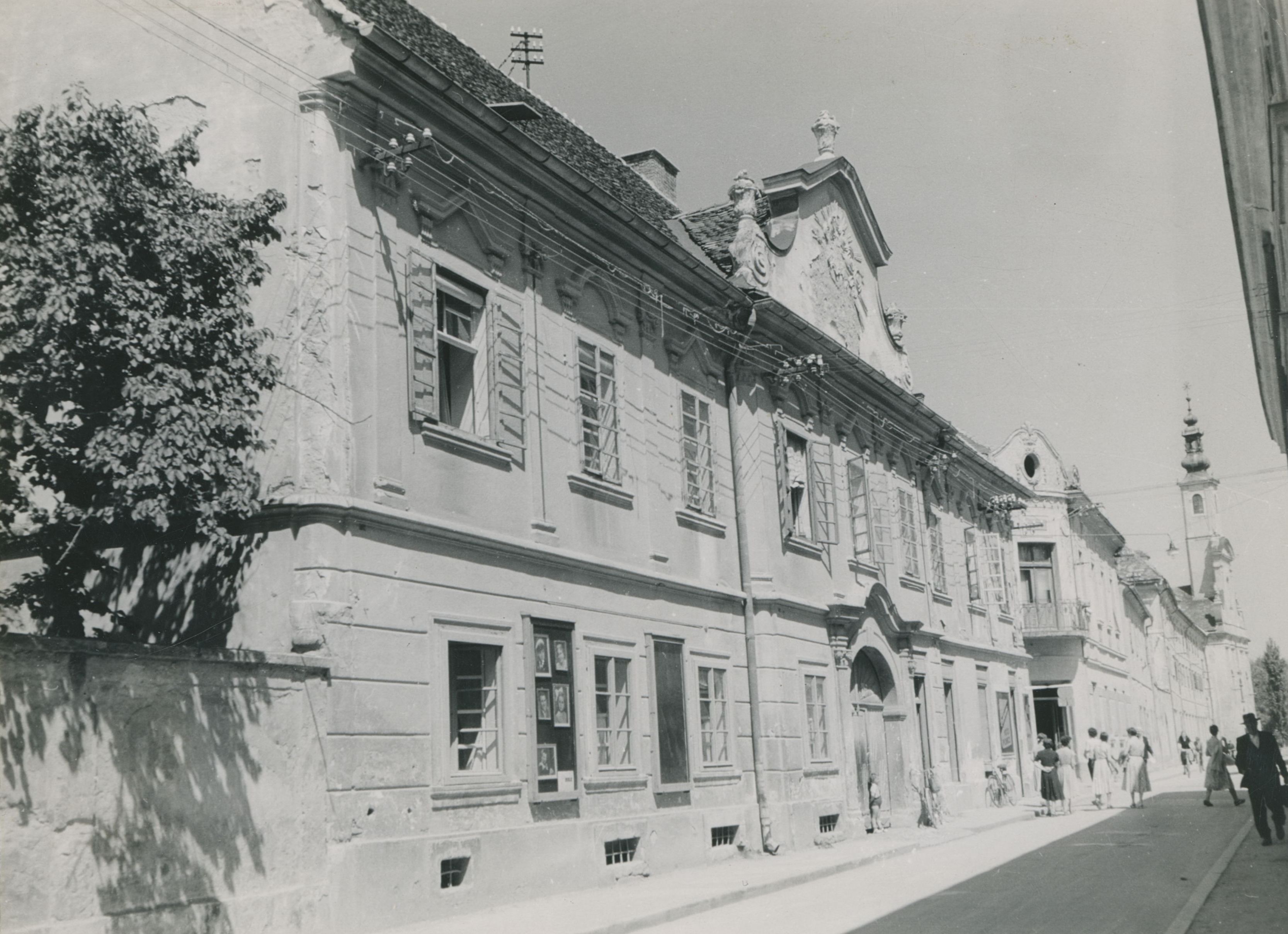 neutvrđen autor, Varaždin - palača, pročelje