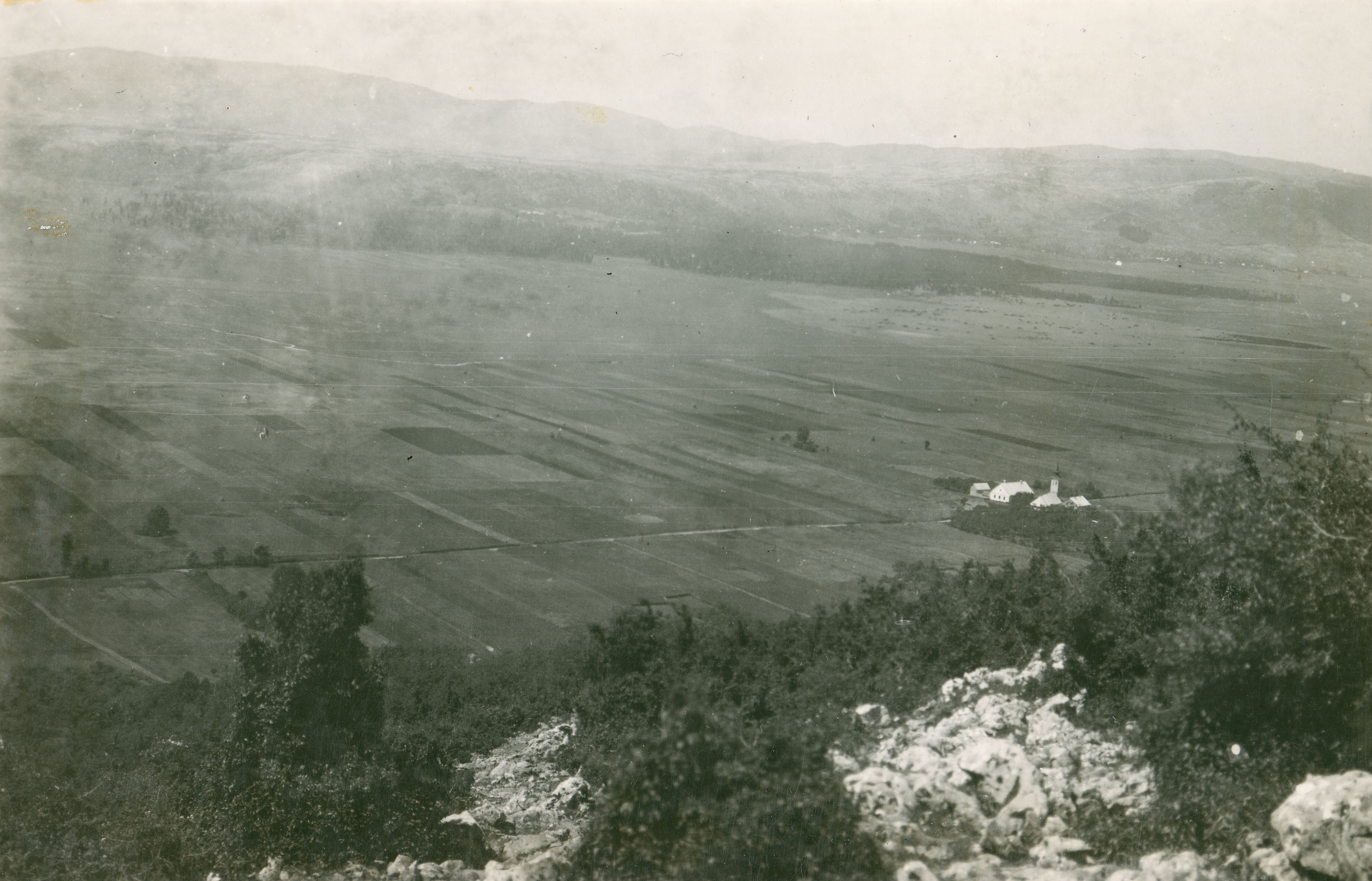 Većeslav Henneberg, Debelo Brdo - Panorama s brijega Debelo Brdo