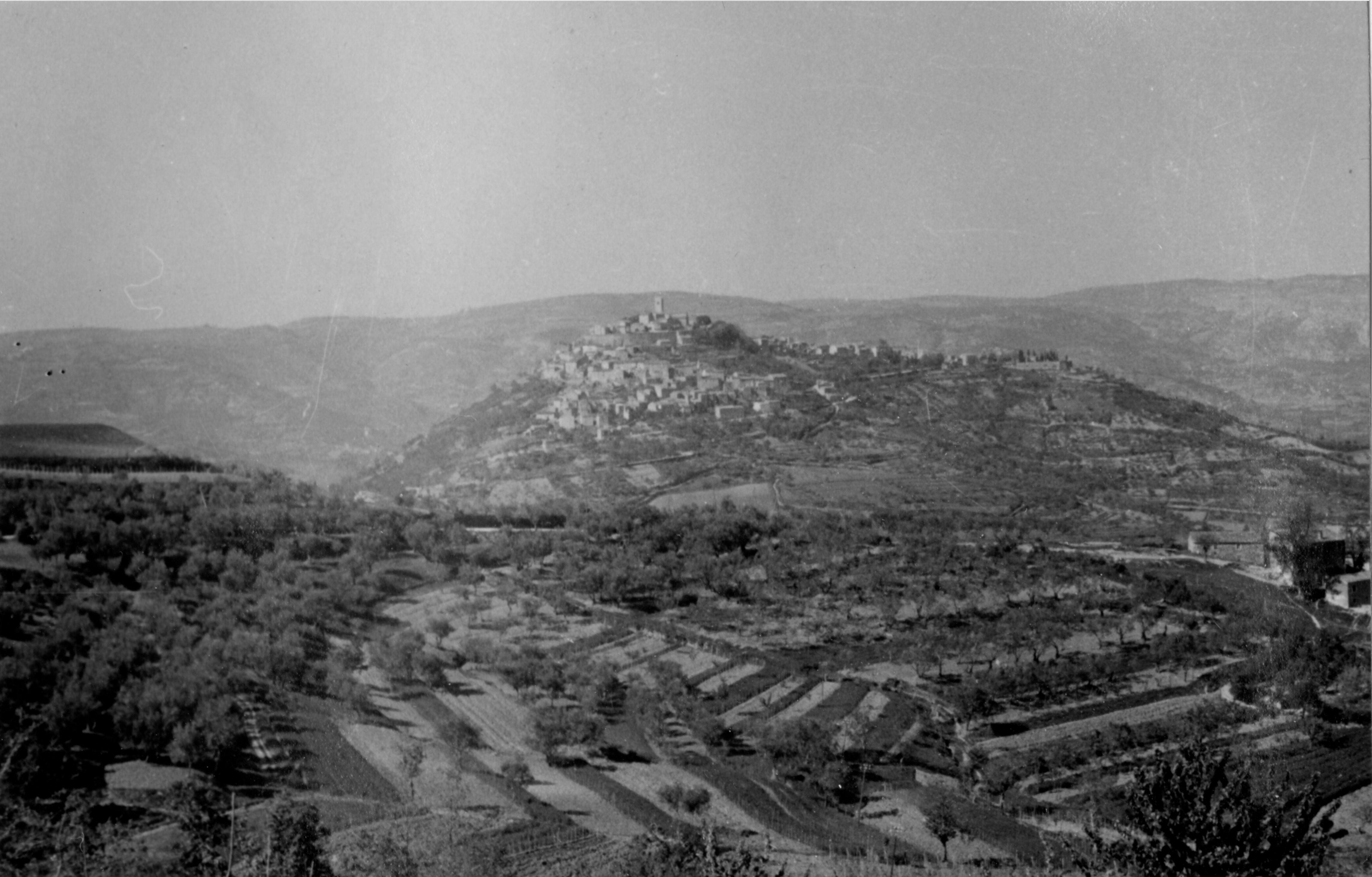 Branko Fučić, Motovun, panorama sa ceste za Oprtalj