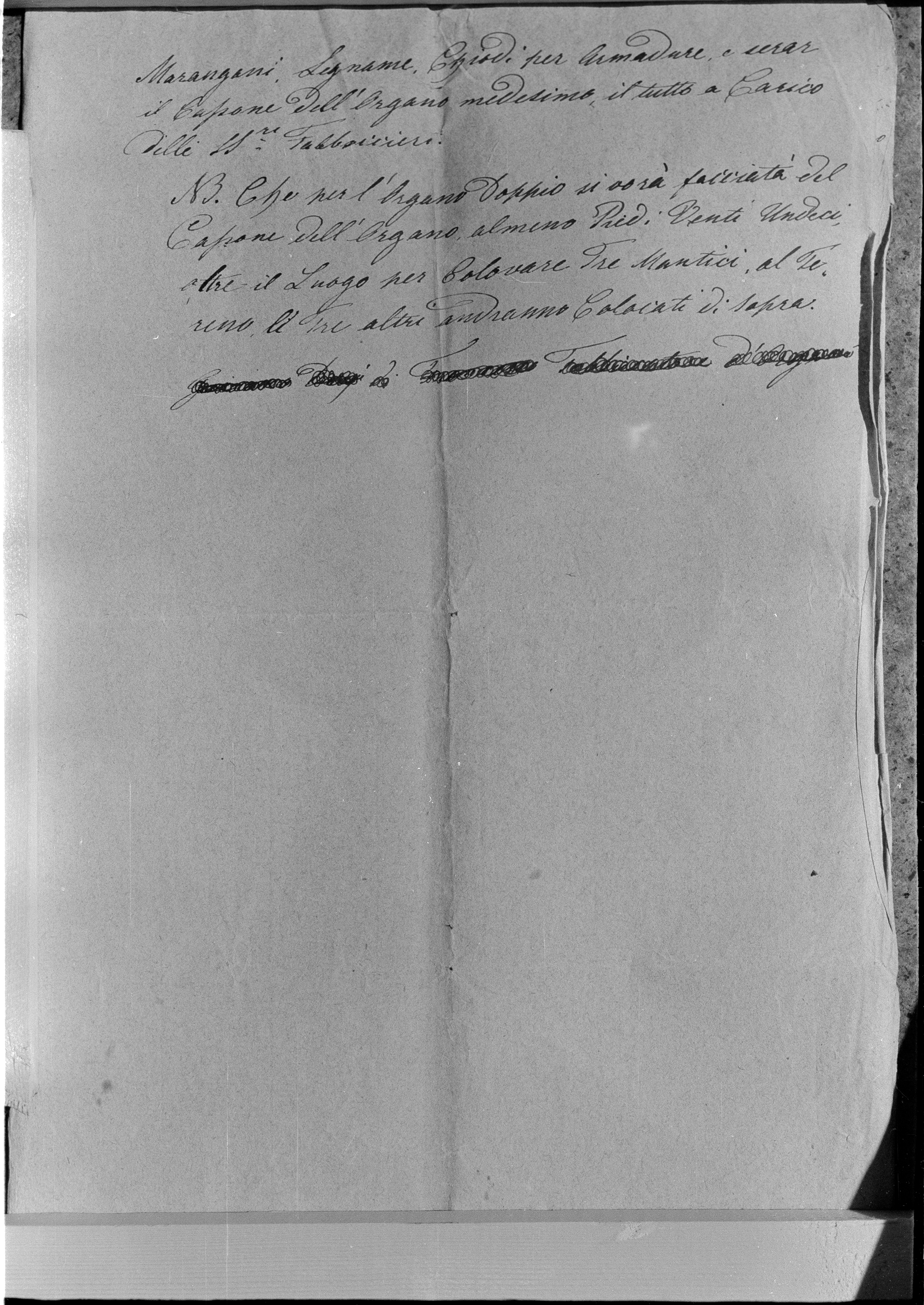 Ermin Armano, Cres (Mali Lošinj) - Arhiv katedrale - Prepiska s a. Callidom