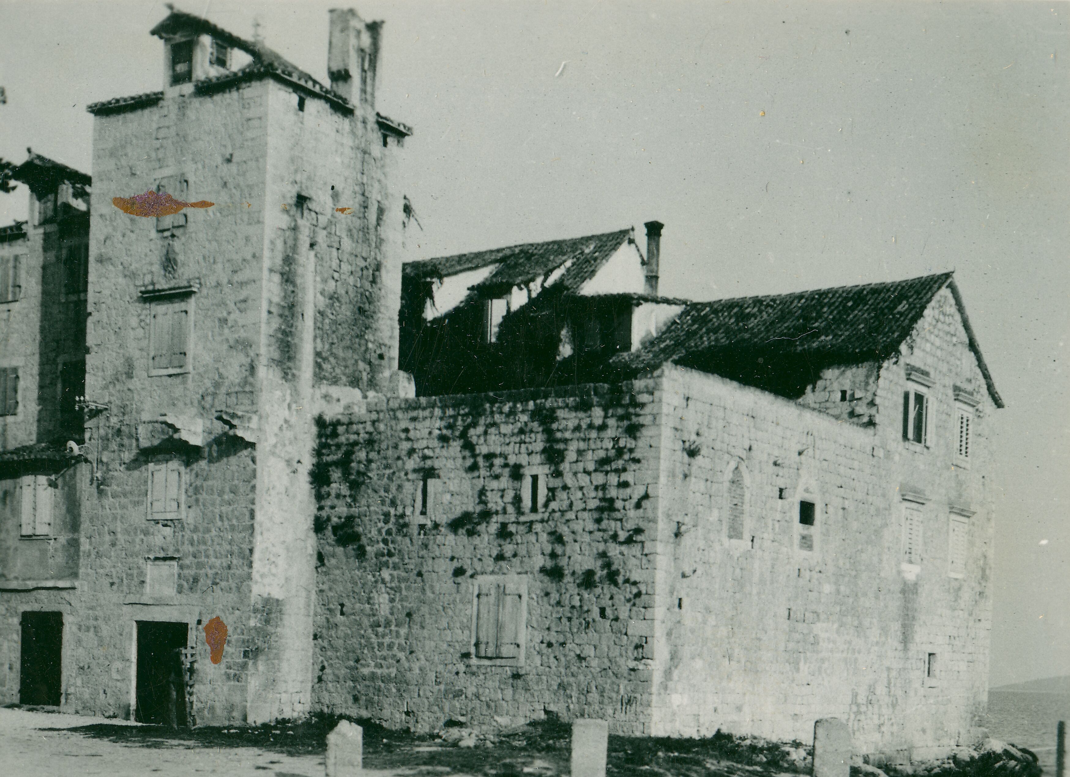 Većeslav Henneberg, Kaštel Štafilić - Kaštel Stafileo; pogled s kopna