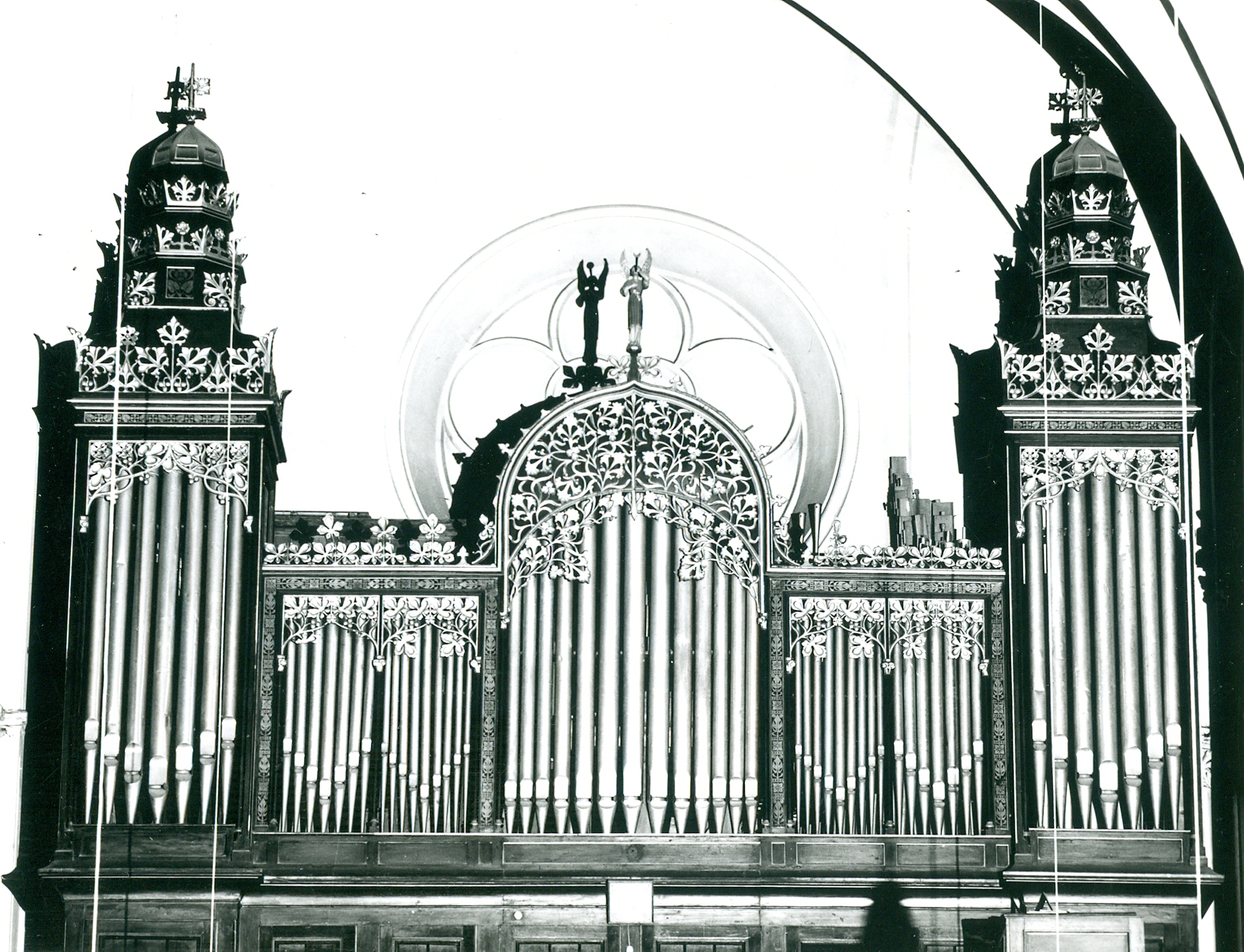 Nino Vranić, Zagreb (Zagreb) - Franjevački samostan, Kaptol - Detalj prospekta - gornja zona