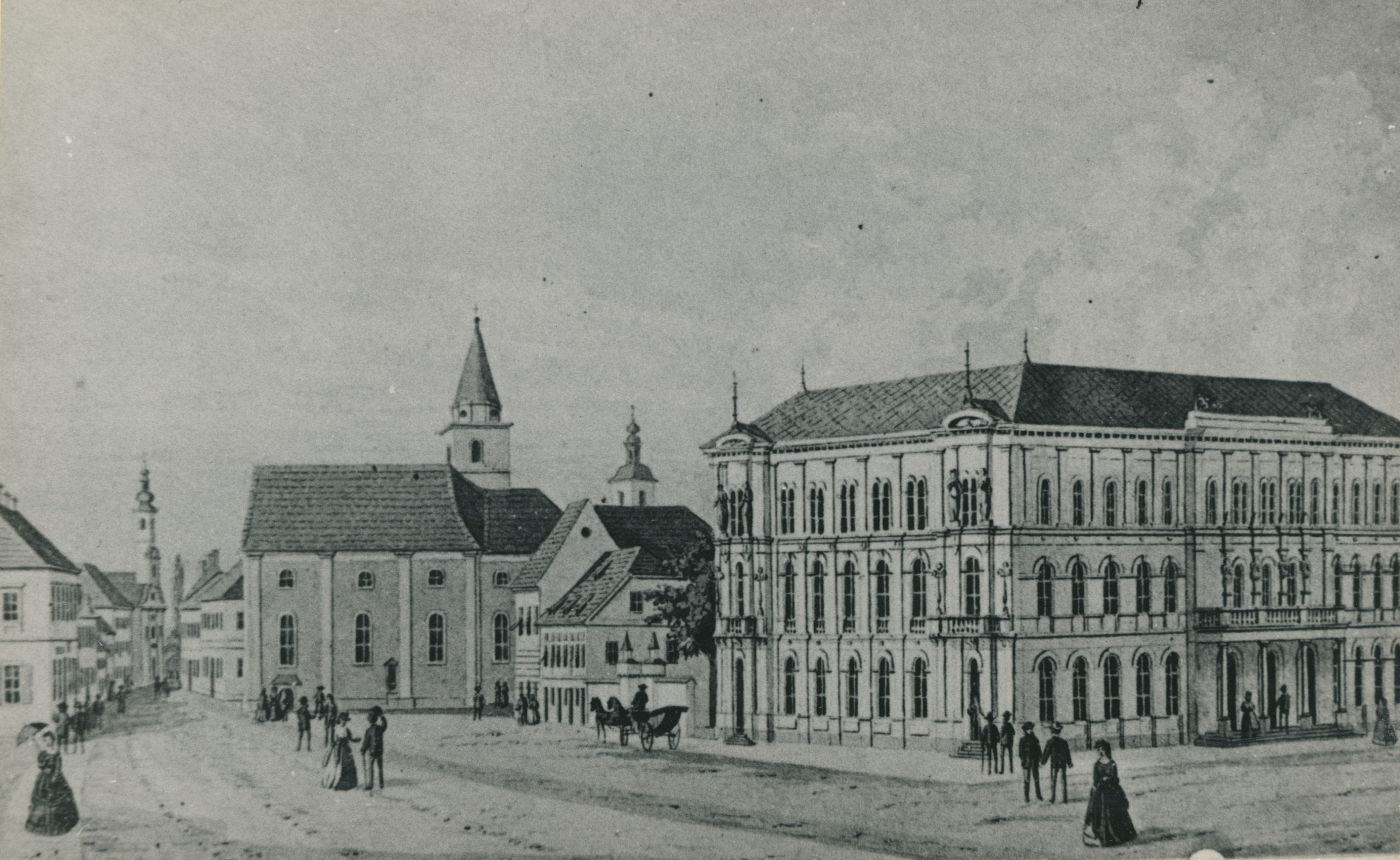 neutvrđen autor, Varaždin - Glavni trg