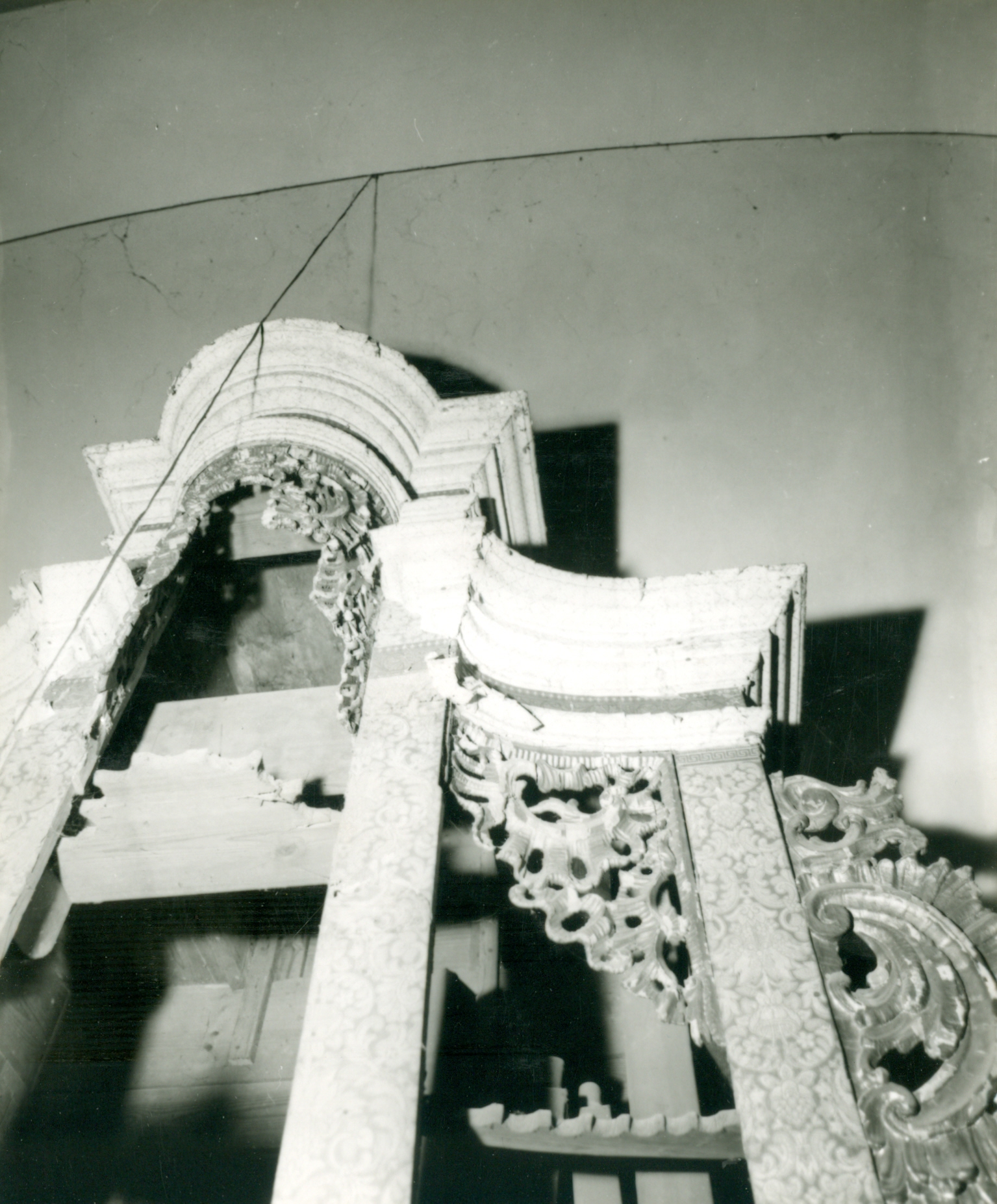 Nino Vranić, Brezovica (Goli Breg) - Župna crkva Blažene Djevice Marije - Detalj prospekta - lijeva strana principala