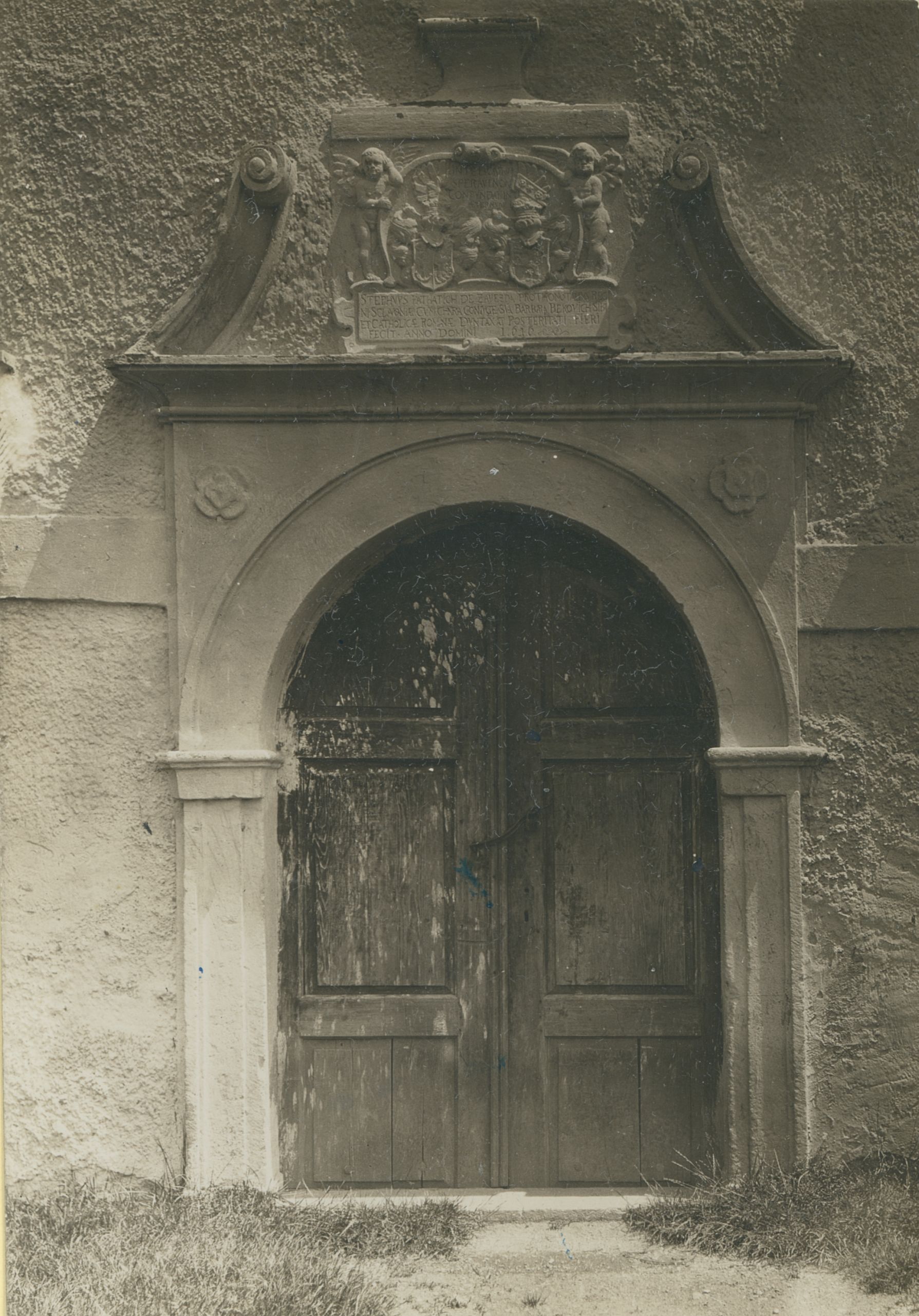 neutvrđen autor, Krkanec (Vidovec) - dvorac Patačić, portal
