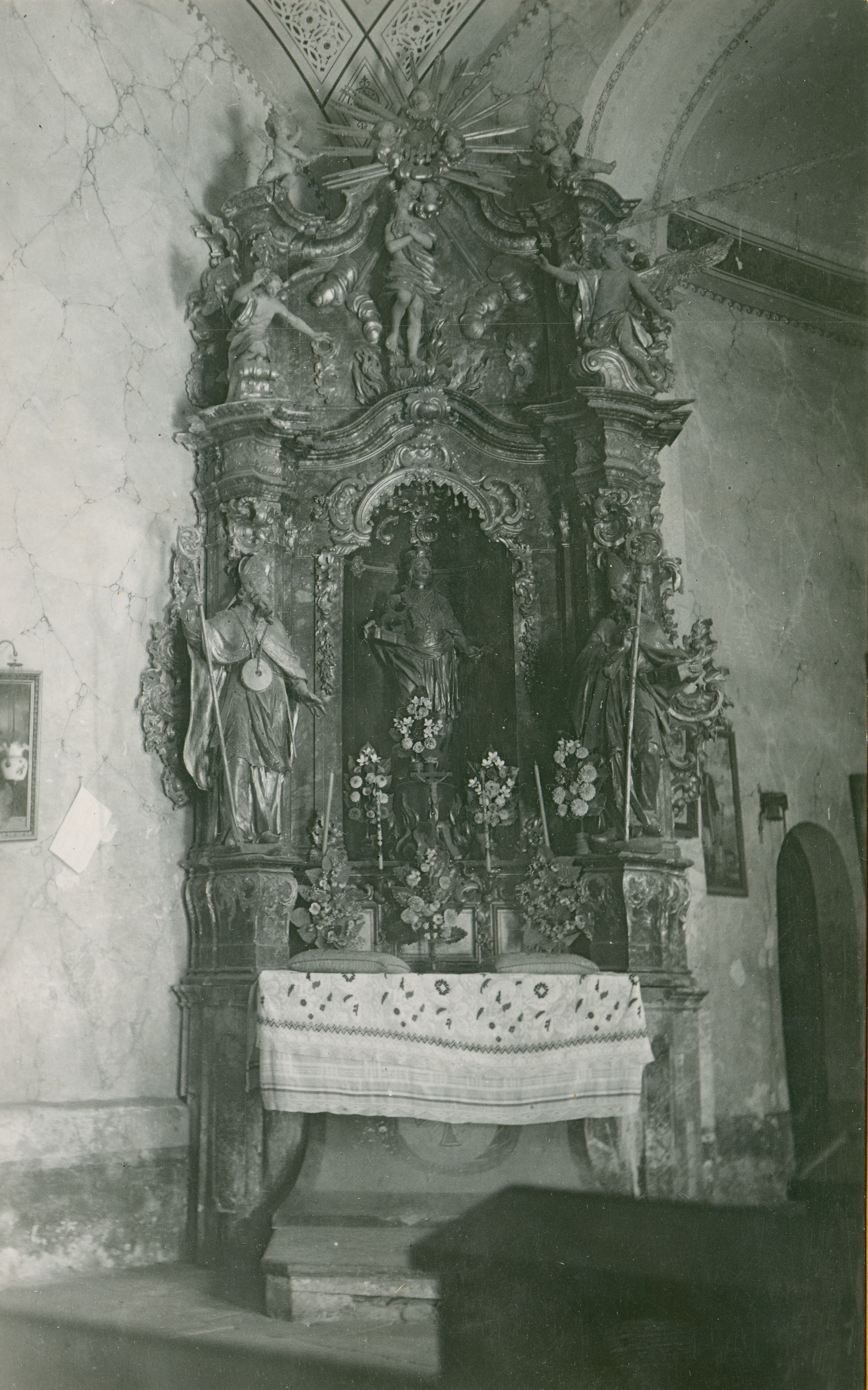 Većeslav Henneberg, Poljanica Bistrička (Marija Bistrica), lijevi pobočni oltar