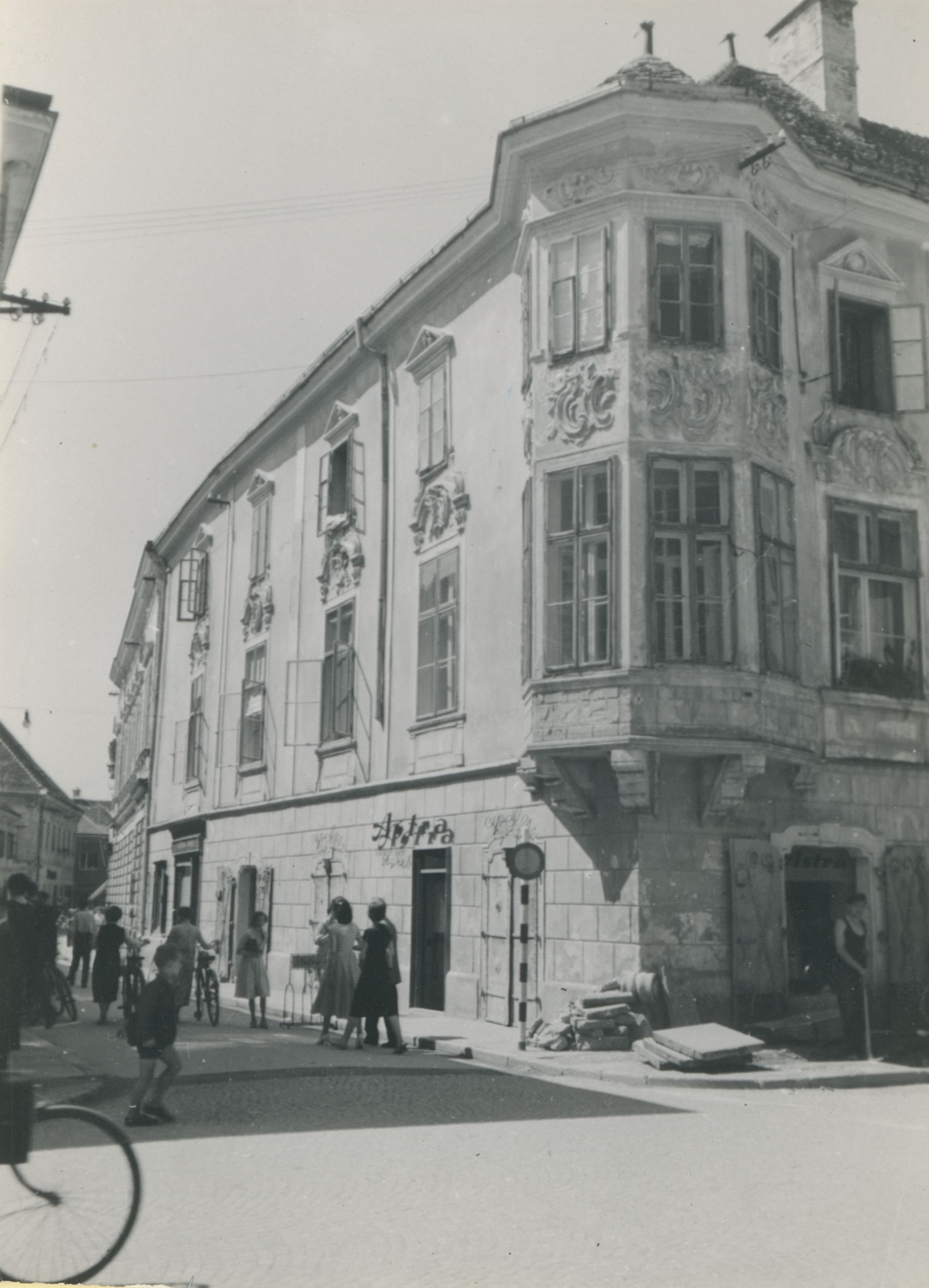 neutvrđen autor, Varaždin - palača Patačić, pročelje