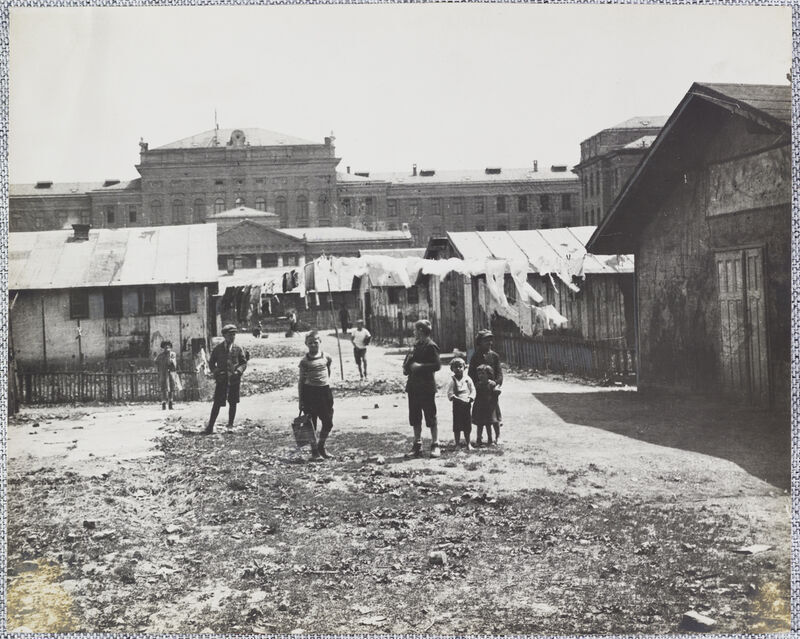 Zagreb 1924. - loši stanovi. Barake na Ciglani