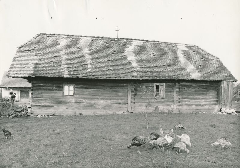 Polje Ozaljsko (Ozalj) - Tradicijska kuća, istočno pročelje