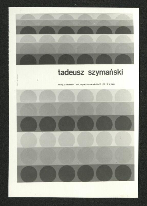 Fotografija - plakat izložbe - Tadeusz Szymański