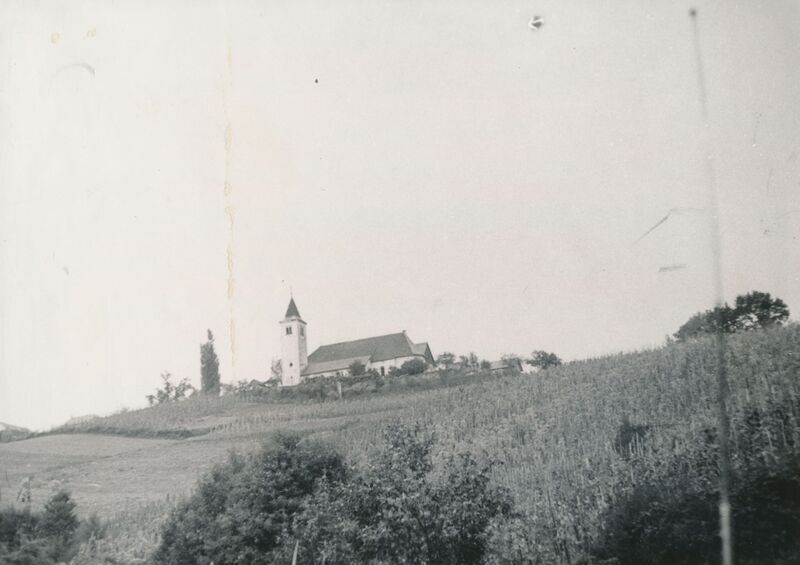 Svetice (Ozalj) - Crkva Blažene Djevice Marije, situacija