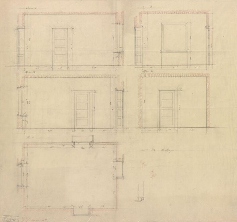 Vila dr. Stanka Šverljuge, projekt uređenja, drvene oplate