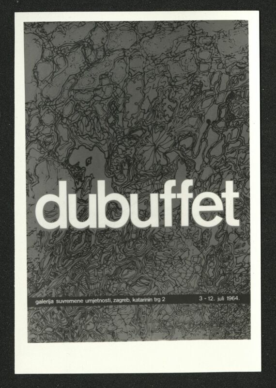 Fotografija - plakat izložbe - Dubuffet