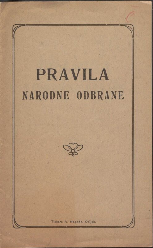 Pravila narodne odbrane