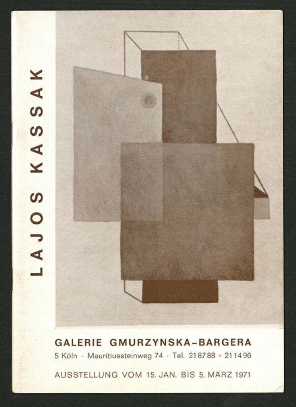 Retrospektive: Lajos Kassák, 1887-1967