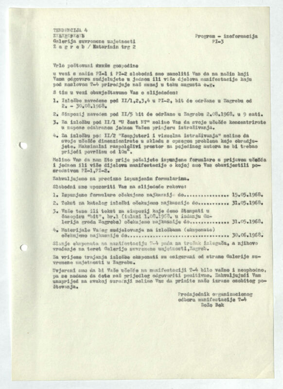 Program-informacije PI-3 - Tendencije 4