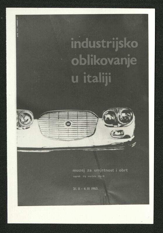 Fotografija - plakat izložbe - Industrijsko oblikovanje u Italiji