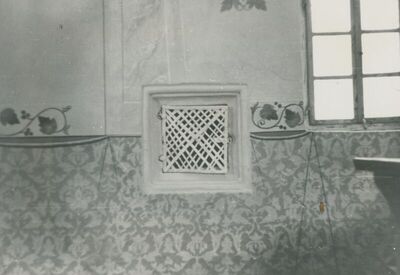 Klenovec Humski (Hum na Sutli) - Kapela sv. Vida, unutrašnjost, detalj
