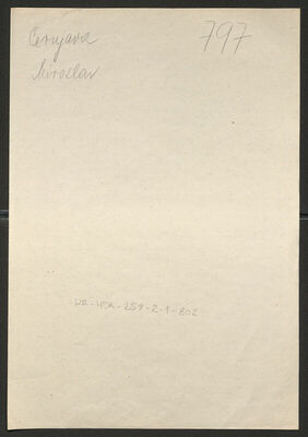 Černjava, Miroslav, 4.10.1909. Policijski karton