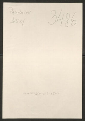 Pandurov, Milivoj, 15.11.1921. Policijski karton