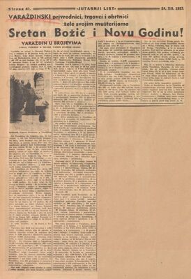 Varaždin u brojevima