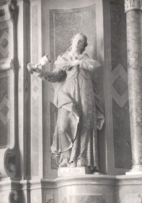 Kloštar Ivanić - Župna crkva Uznesenja Blažene Djevice Marije, plastika sv. Janka