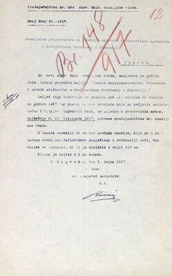 Imenik dostojanstvenika, činovnika i javnih službenika u kraljevinama Hrvatskoj i Slavoniji