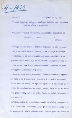 Većeslav Henneberg – dodjela Povjerenstvu