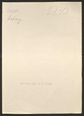 Lesac, Antonija, 9.5.1917. Policijski karton