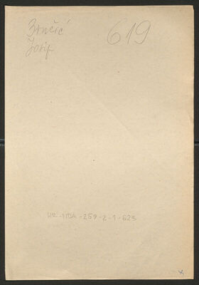 Brnčić, Josip, 15.3.1914. Policijski karton