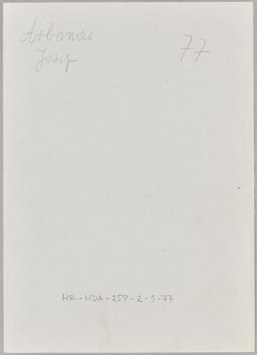 Arbanas, Josip, 15.11.1910. Policijski karton