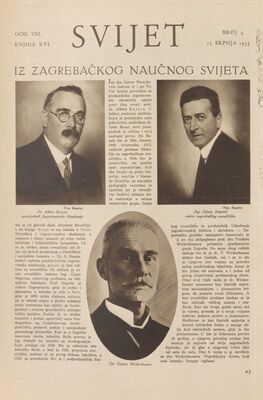 Iz zagrebačkog naučnog svijeta