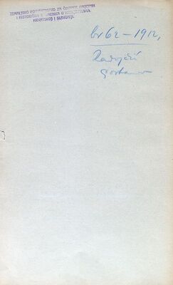 Zamolba dr. Nikole Radojčića za dostavu generalne karte radi unosa nalazišta kod Čortanovaca