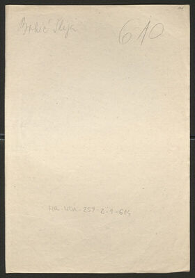 Brkić, Ilija, 1885. Policijski karton