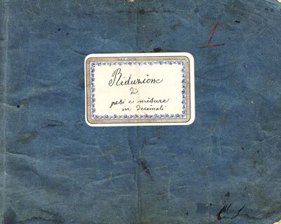 Riduzione di pesi e misure = Pretvaranje utega i mjera