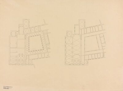 Svetište Majke Božje Trsatske, projekt obnove i proširenja crkve i samostana, tlocrti