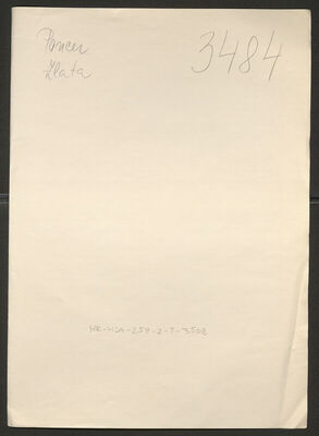 Pancer, Zlata, 9.1.1920. Policijski karton