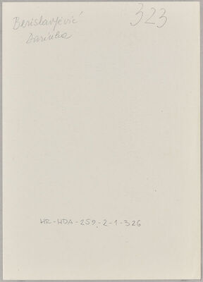 Berisavljević, Darinka, 1887. Policijski karton