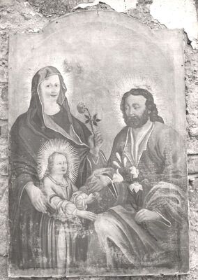 Gornji Tkalec - Kapela Uznesenja Blažene Djevice Marije, slika "Sveta Obitelj"