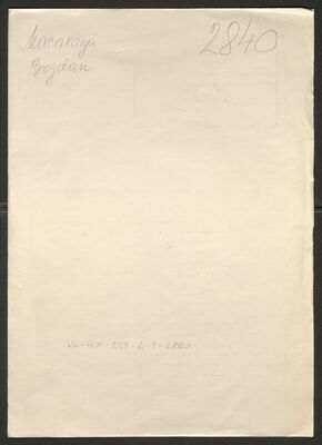 Macakanja, Bogdan, 1908. Policijski karton